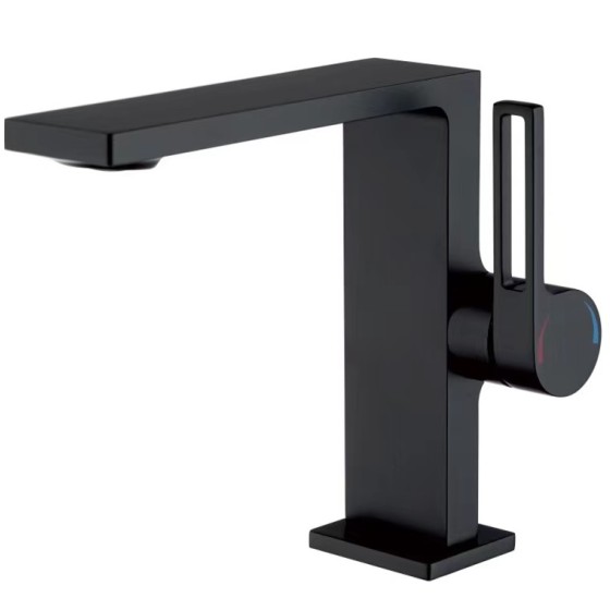 A607C-NGN black basin mixer STOCK